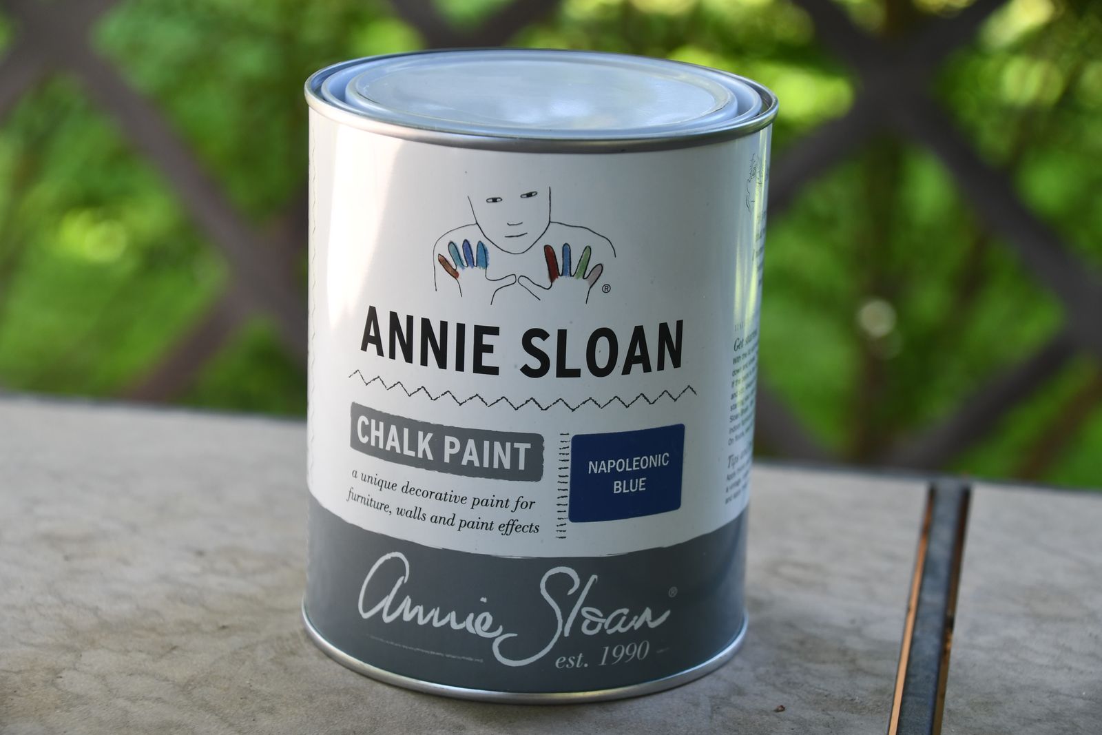 NEW ANNIE SLOAN CHALK PAINT ~ NAPOLEONIC BLUE ~ 1 LITER (33.8 oz) ~ MATT FINISH ~ WATER BASED
