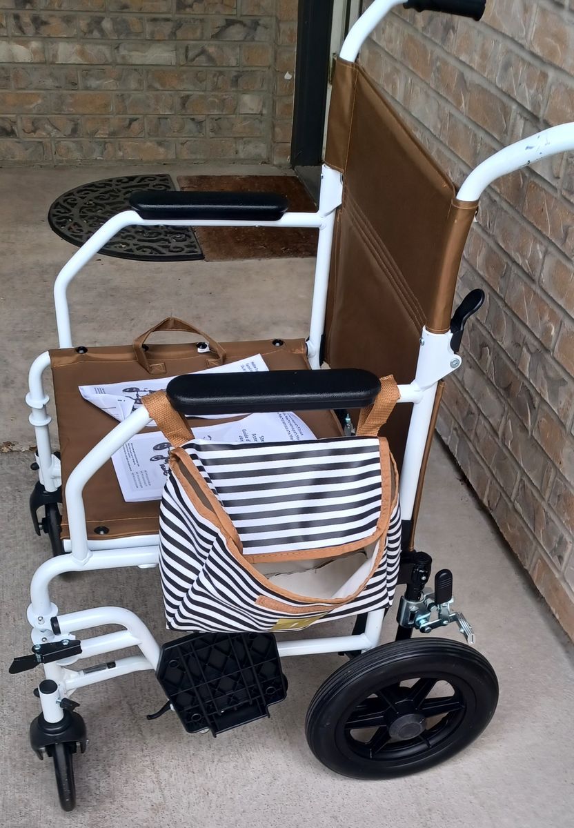 Transport Wheelchair Like New! Bonus Walker and Hurry Cane incl.