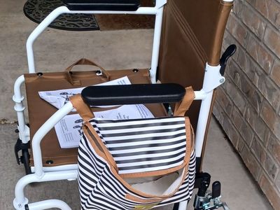 Transport Wheelchair Like New! Bonus Walker and Hurry Cane incl.