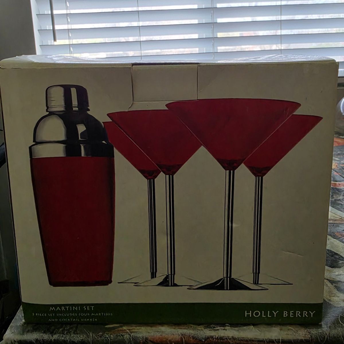 Plastic Martini Set (5 Pieces)