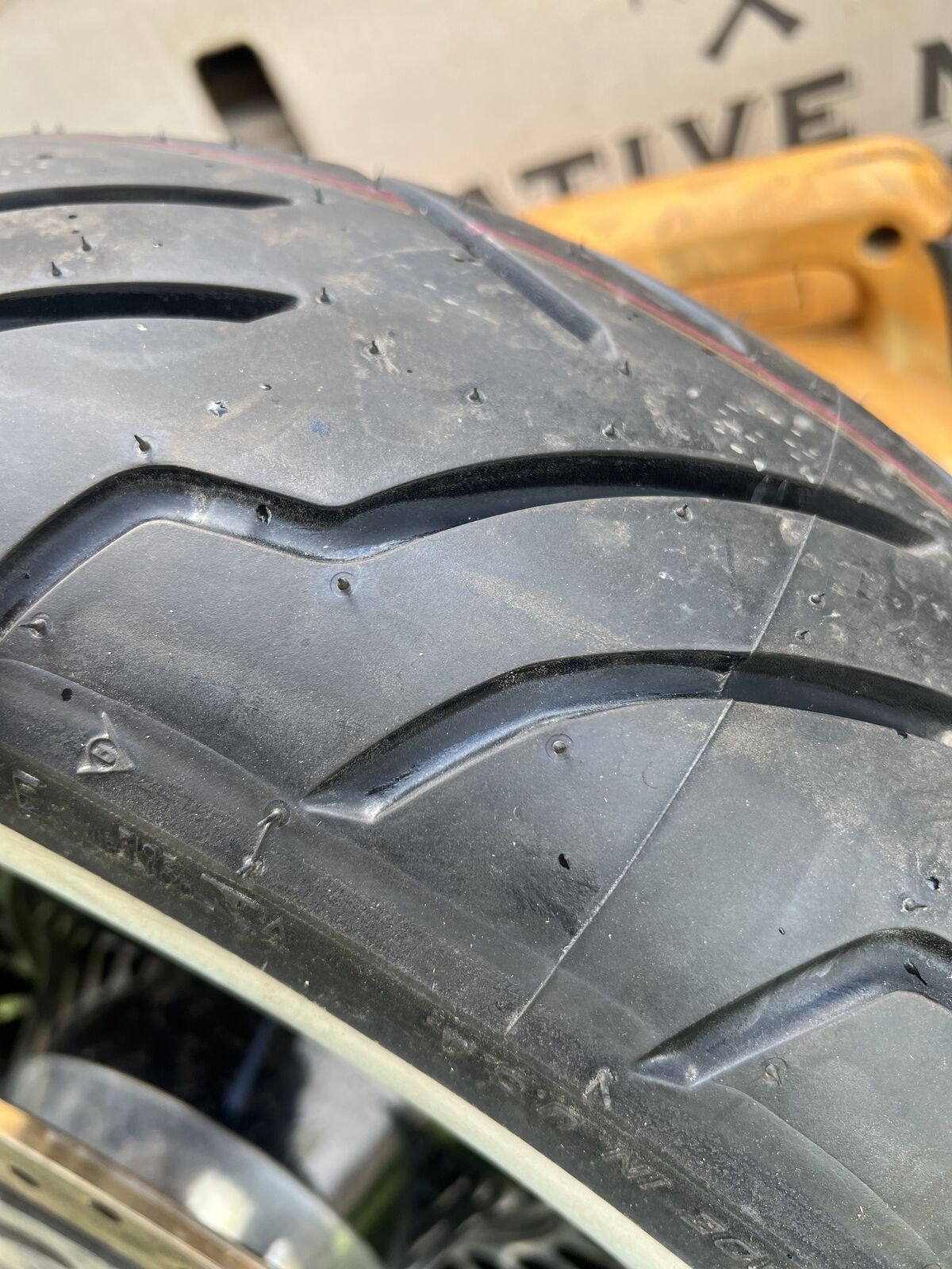 Dunlop rear tire