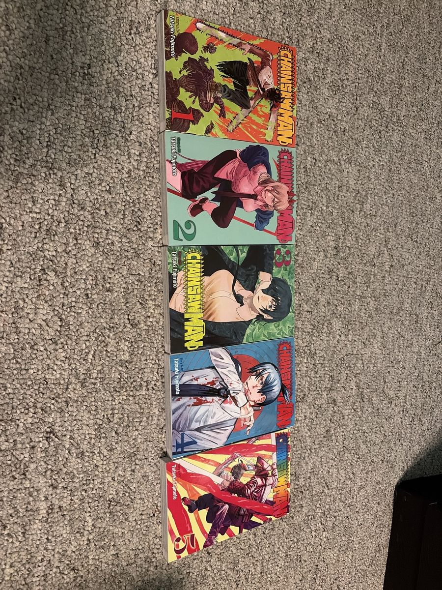 Chainsaw Man book 1-5 manga!