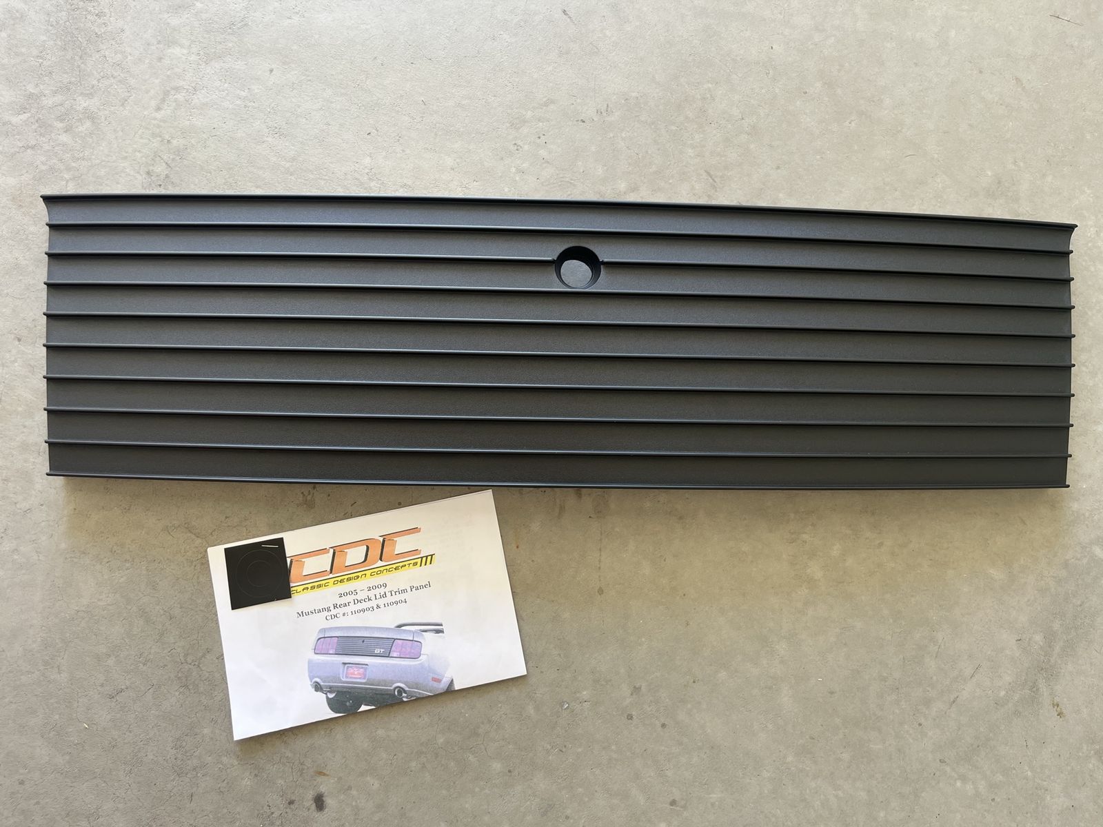 Mustang Rear Deck Panel