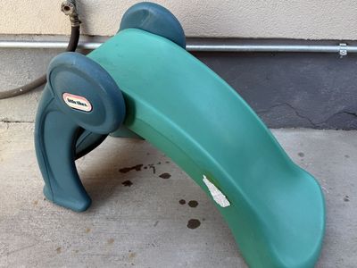 Thick little tikes toddler slide folds up great.