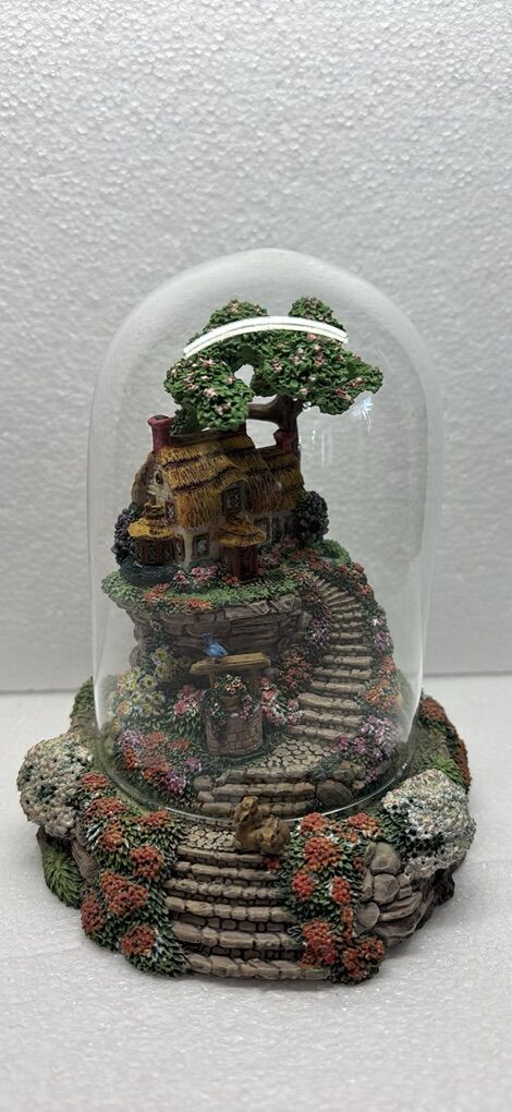 Vintage Violet L Schwenig Wishing Well Cottage