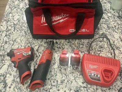 Milwaukee M12 FUEL Impact Driver & Ratchet Kit