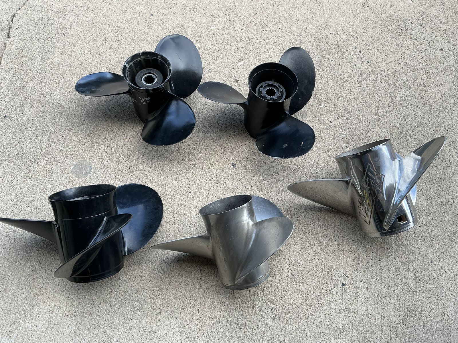 Mercury boat props