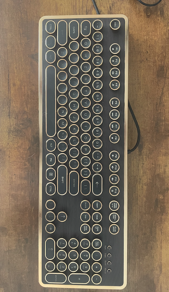 Cool Retro/Analog Mechanical Keyboard