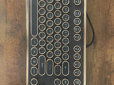 Cool Retro/Analog Mechanical Keyboard