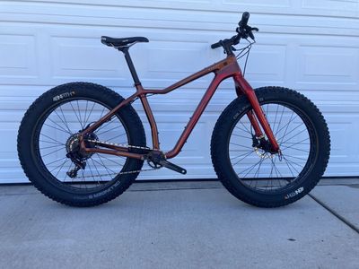 2017 Salsa Mukluk Carbon Fat Bike – Medium – Excellent Condition