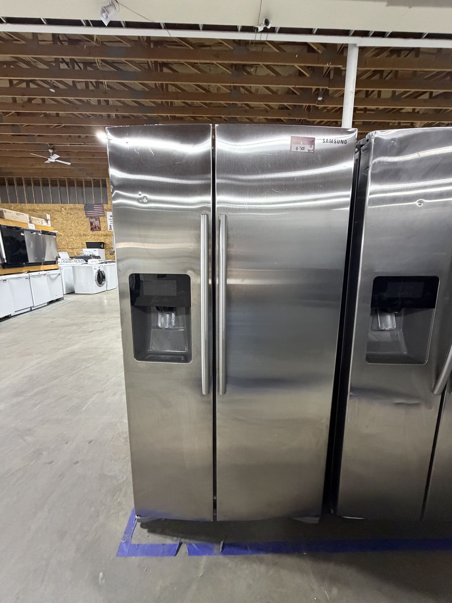 Samsung Stainless Steel Side-by-Side Refrigerator with Warranty