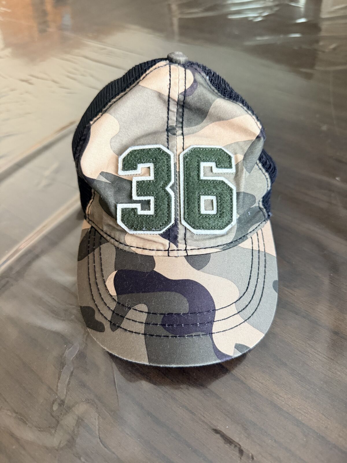 Boys Age 4-7 Camo Baseball Hat