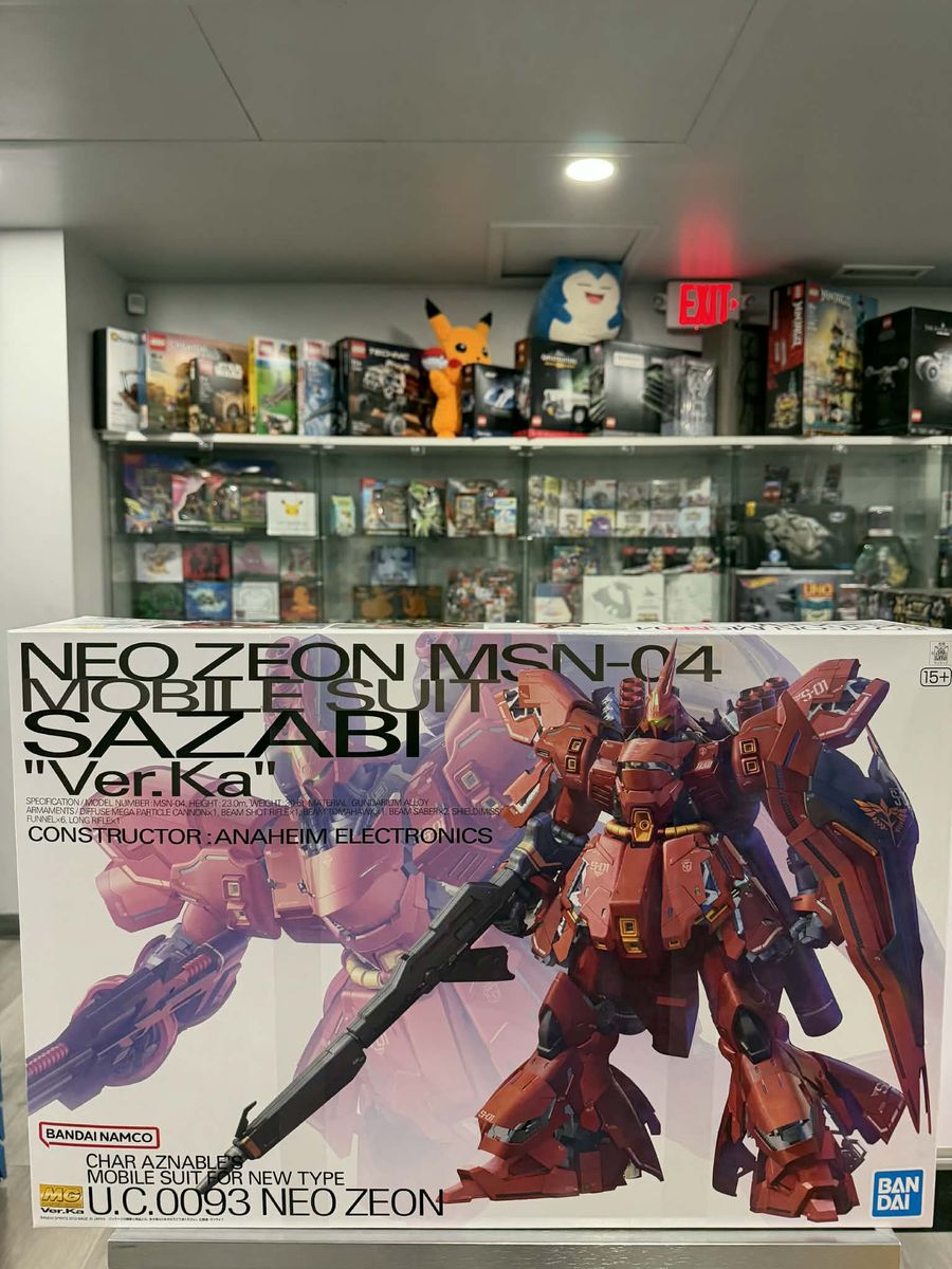 Brand New Gundam Model Kit: MG 1/100 - MSN-04 Sazabi Ver.Ka