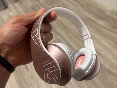 PowerLocus P2 Bluetooth Over-Ear Headphones - Rose Gold, Wireless, Foldable
