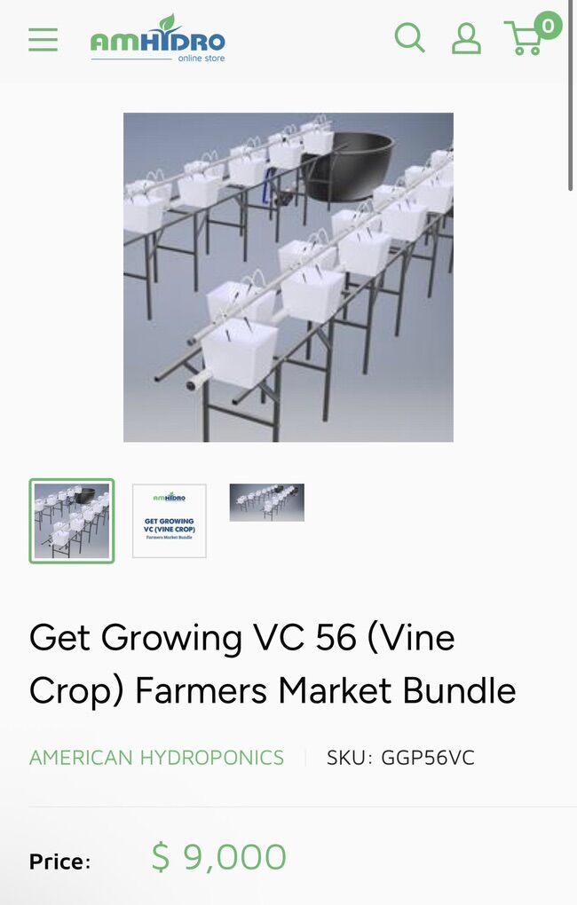 Amhydro Hydroponic Bio Bucket/Dutch Bucket System