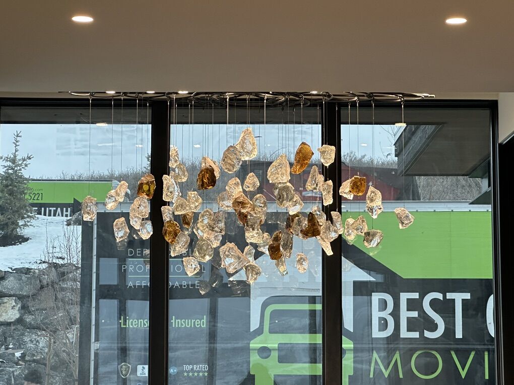 Chrystal Rock Chandelier