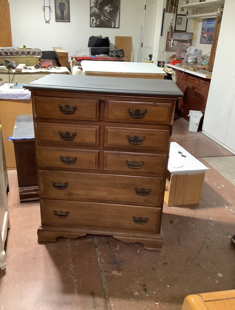 4 Drawer Wood Dresser