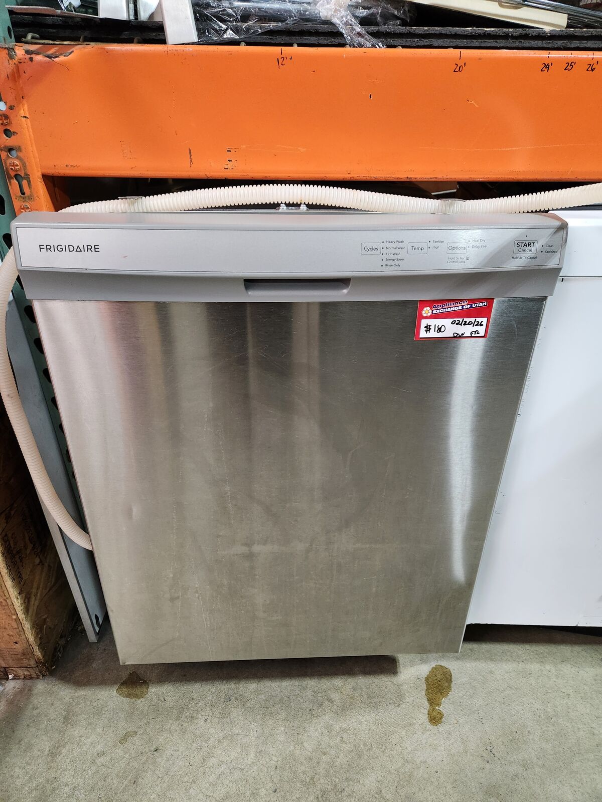 NICE FRIGIDAIRE STAINLESS STEEL DISHWASHER!