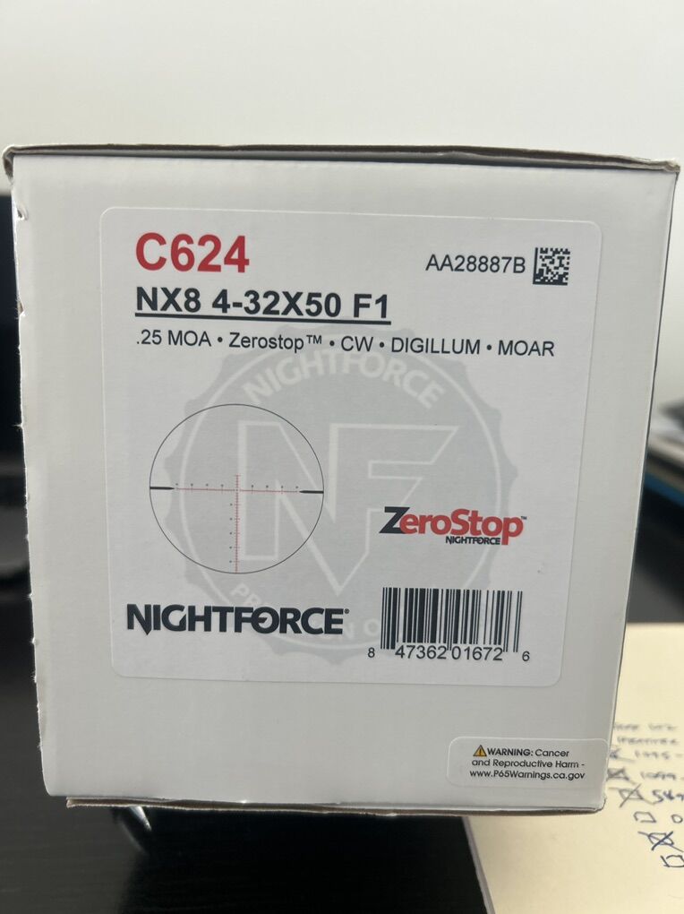 Nightforce NX8 4-32x50 F1