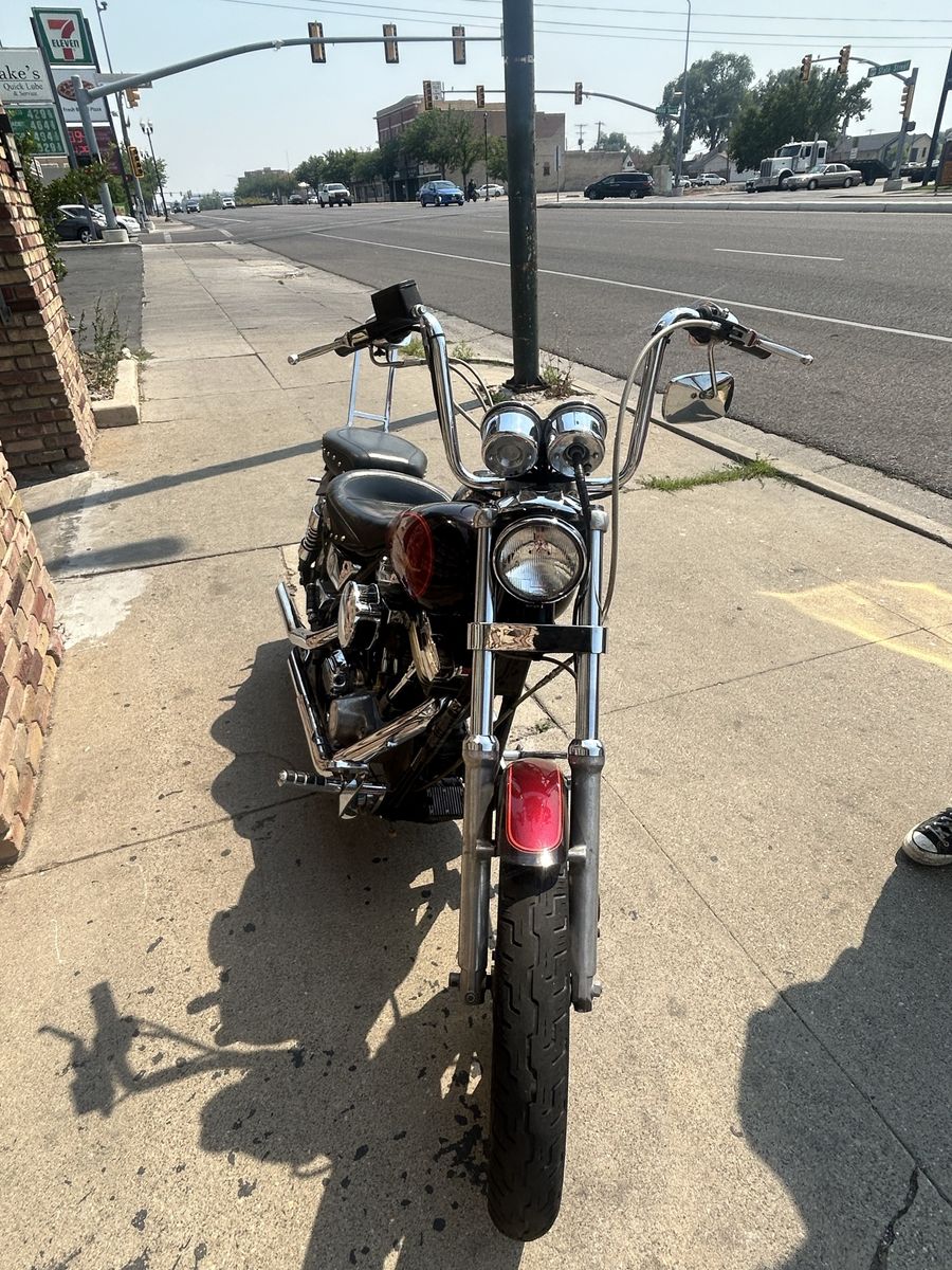 Red And Black 1987 Harley Davidson Fxr