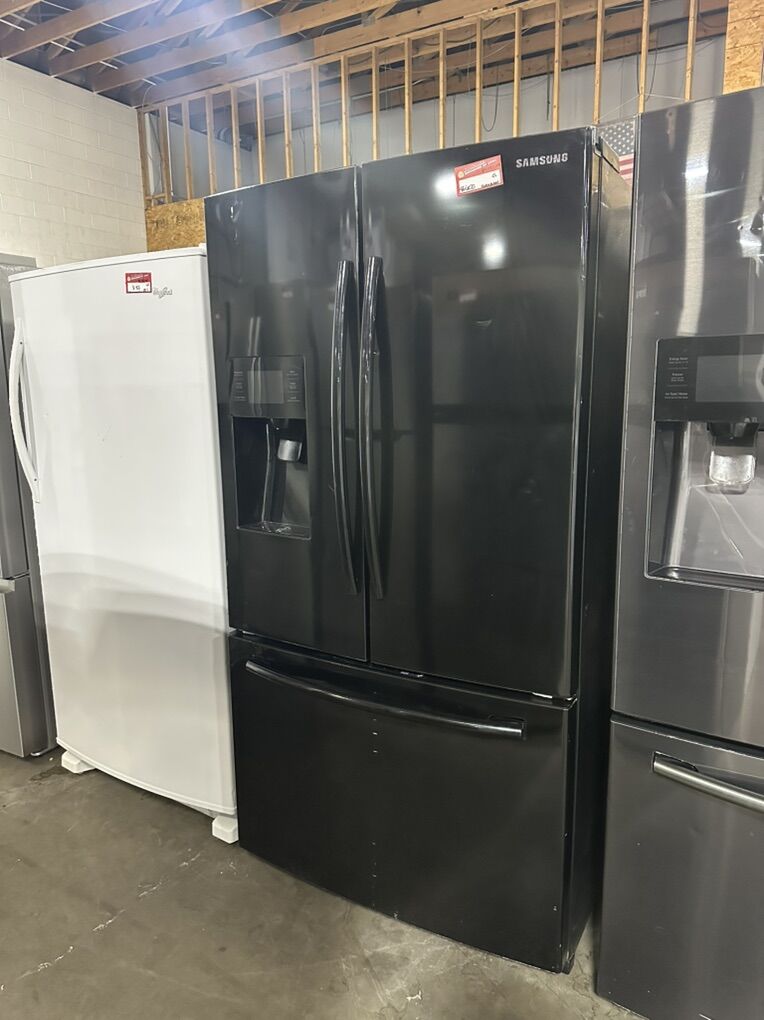GREAT CONDITION SAMSUNG BLACK FRENCH DOOR FRIDGE