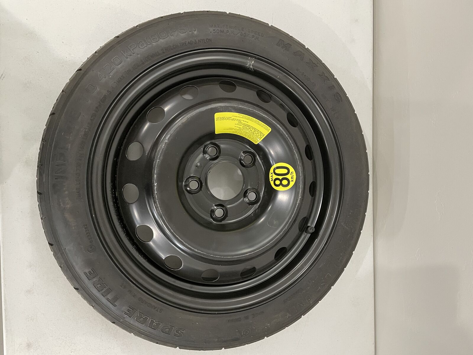 New Kia Optima Spare Tire and Jack