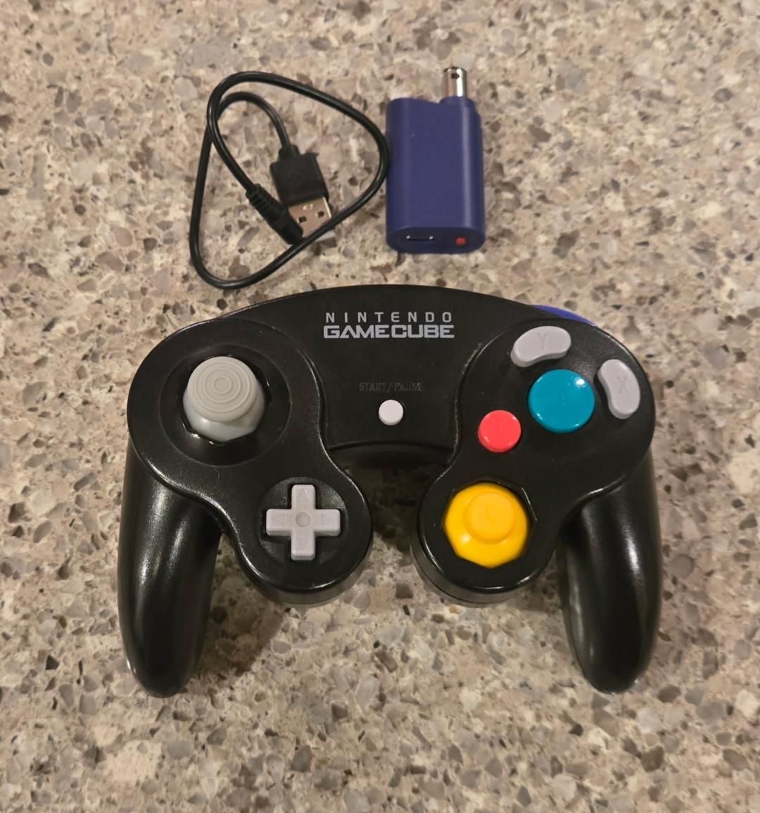 Nintendo Gamecube controller with 8bitdo wireless wireless adapter! Trades considered!