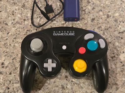 Nintendo Gamecube controller with 8bitdo wireless wireless adapter! Trades considered!