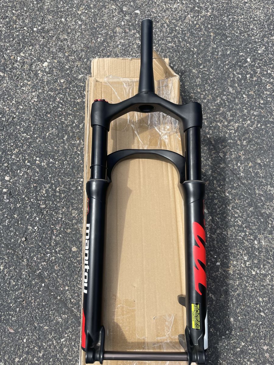 Manitou Mastodon Pro Fat Bike Suspension Air Fork 100mm Travel 15x150mm 188 Tube