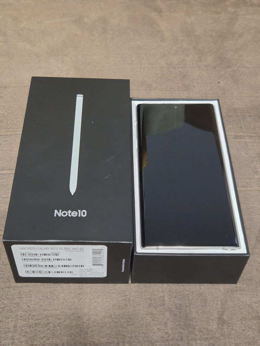 Samsung Galaxy Note10 256GB – Unlocked – Aura White – Excellent Condition