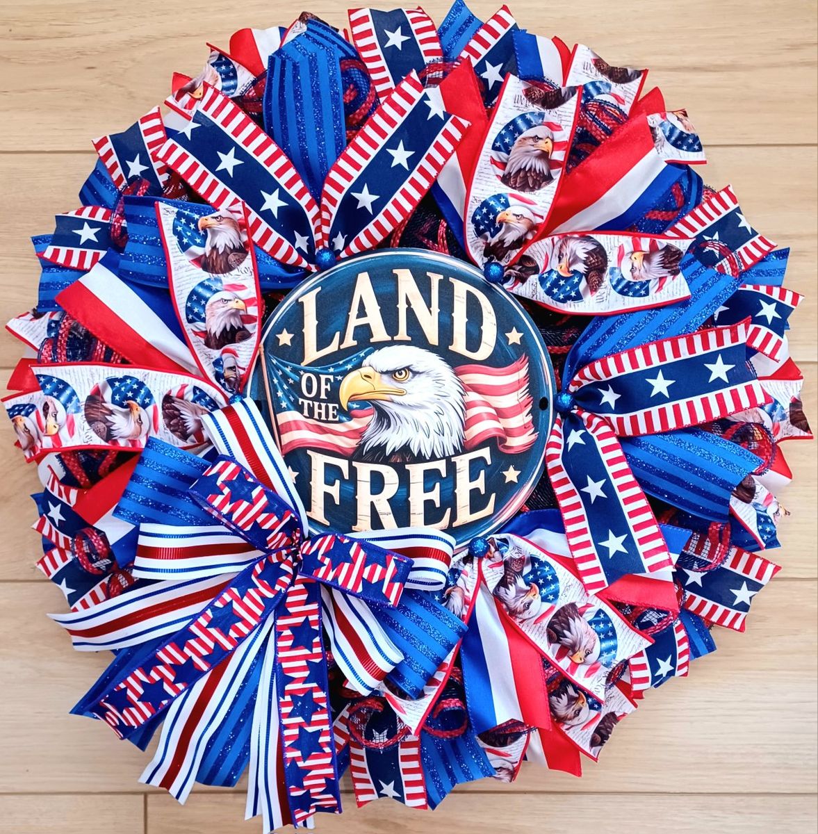 Patriotic Eagle Wreath