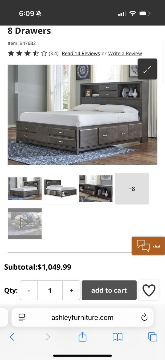 Queen bed frame