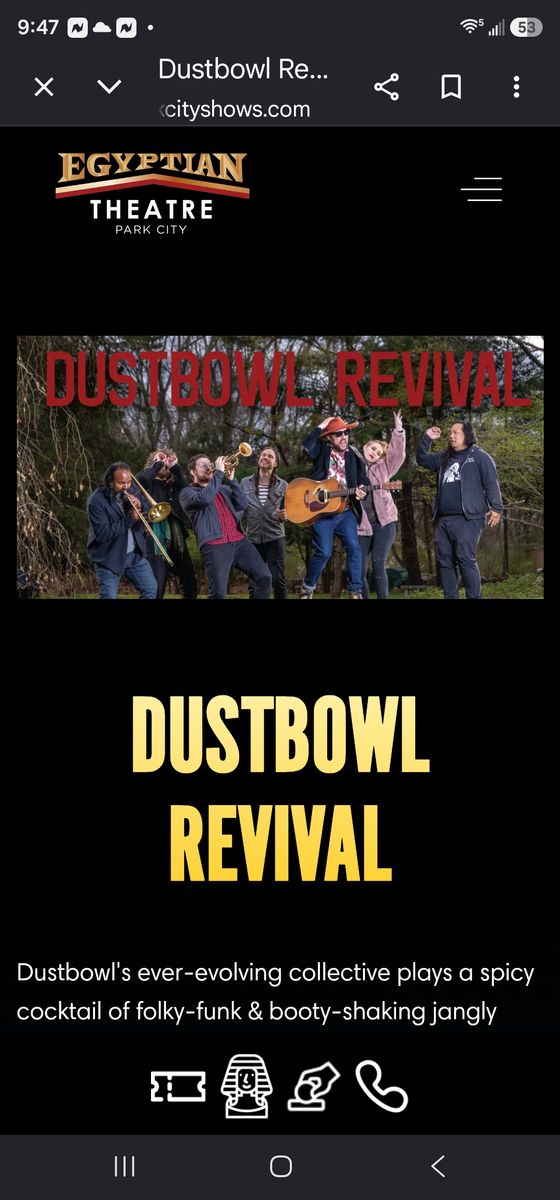 6 Tickets to Dustbowl Revival.