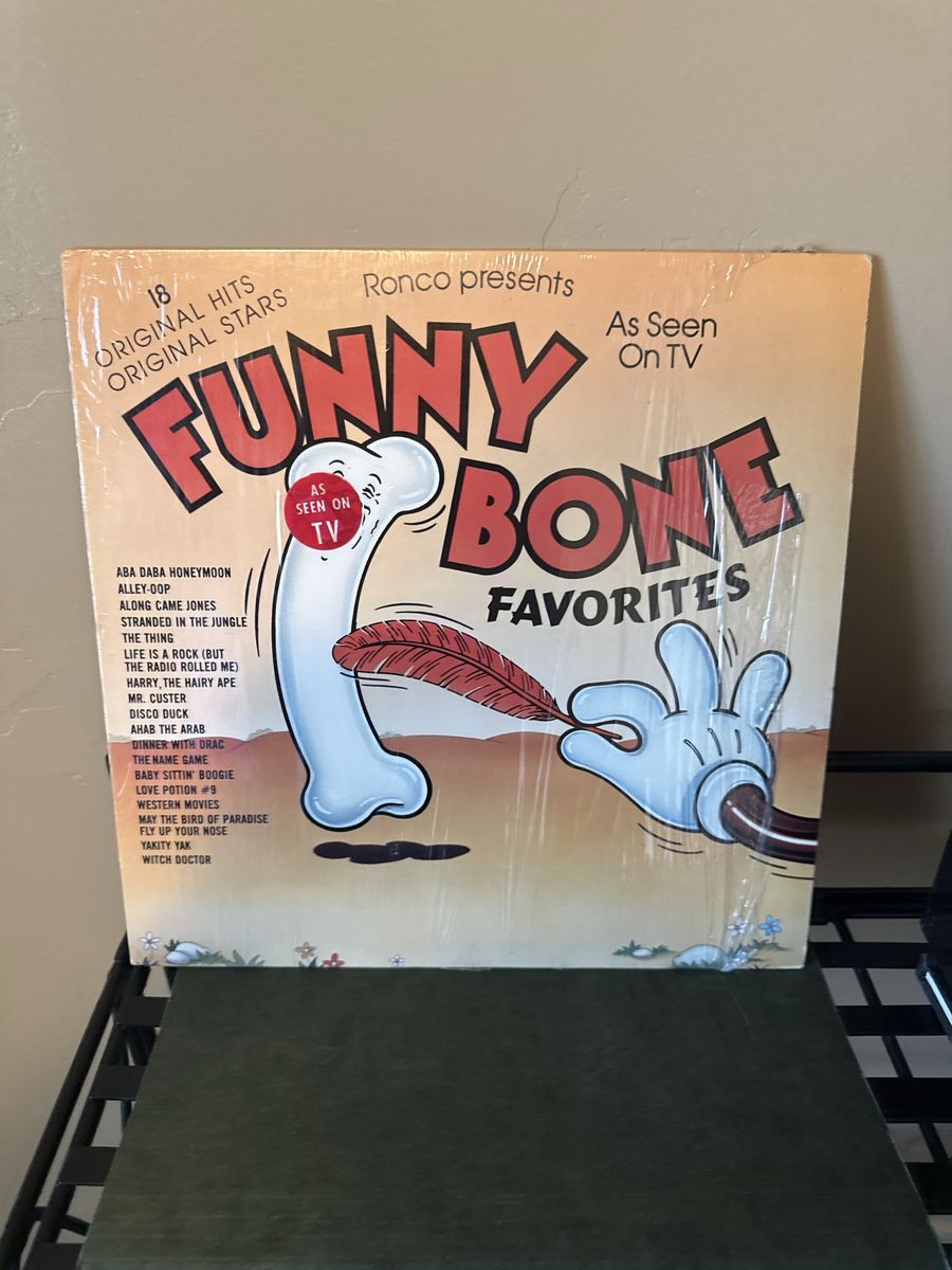 Ronco Presents Funny Bone Favorites Vinyl LP Record - 18 Original Hits