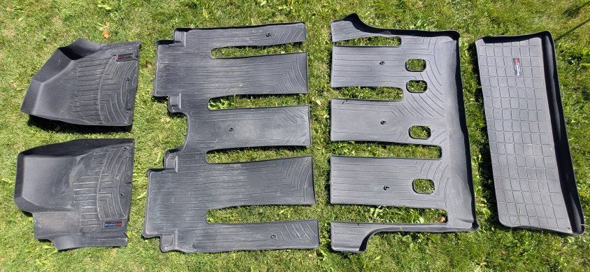 2018 Kia Sedona Genuine WeatherTech Custom Fit Floor Liner Mats & Cargo Liner, Full Set