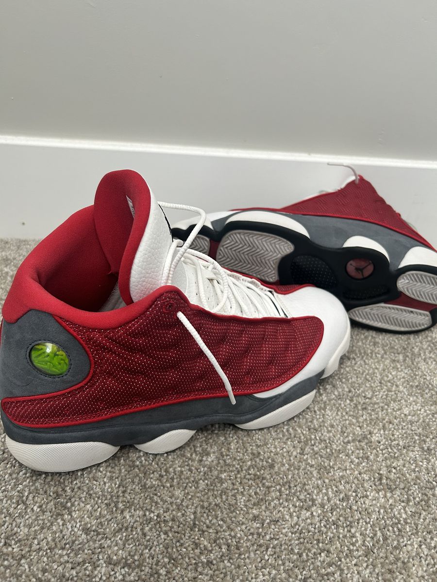 Used Retro Air Jordan 13 Gym Red Flint Grey size 12