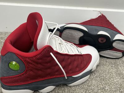 Used Retro Air Jordan 13 Gym Red Flint Grey size 12
