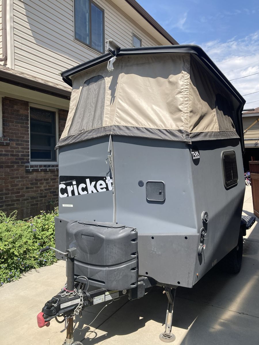 TAXA Cricket camping trailer