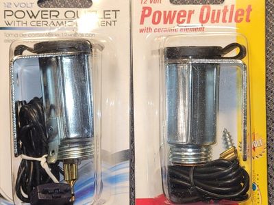 12 volt auto power outlets