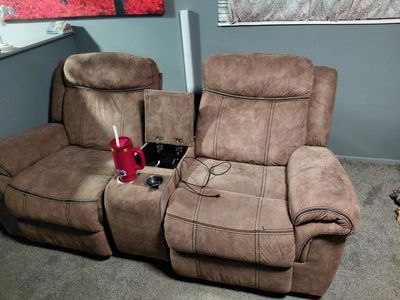 nice 4 recliner couch and love seat