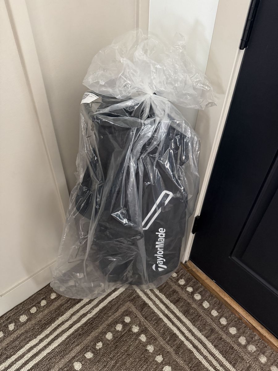 New Taylormade Black Golf Stand Bag