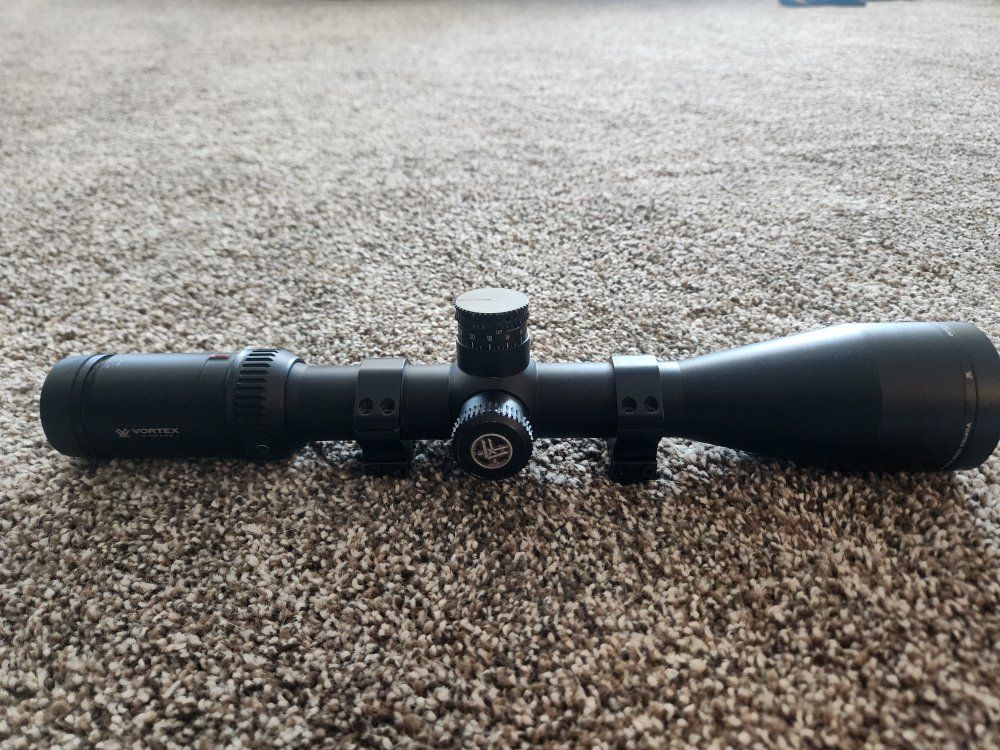 Vortex Rifle Scope with Mounting Rings
