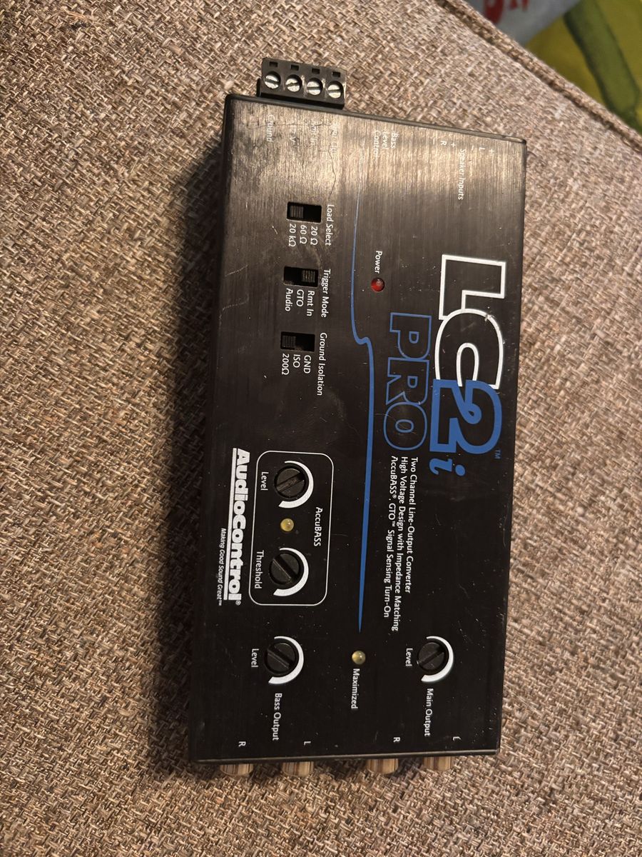 AudioControl LC2i PRO 2-Channel Line Output Converter w/ AccuBASS & GTO Signal Sense