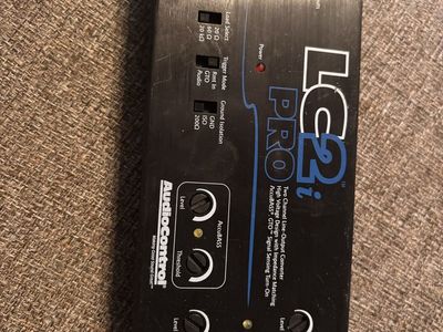 AudioControl LC2i PRO 2-Channel Line Output Converter w/ AccuBASS & GTO Signal Sense