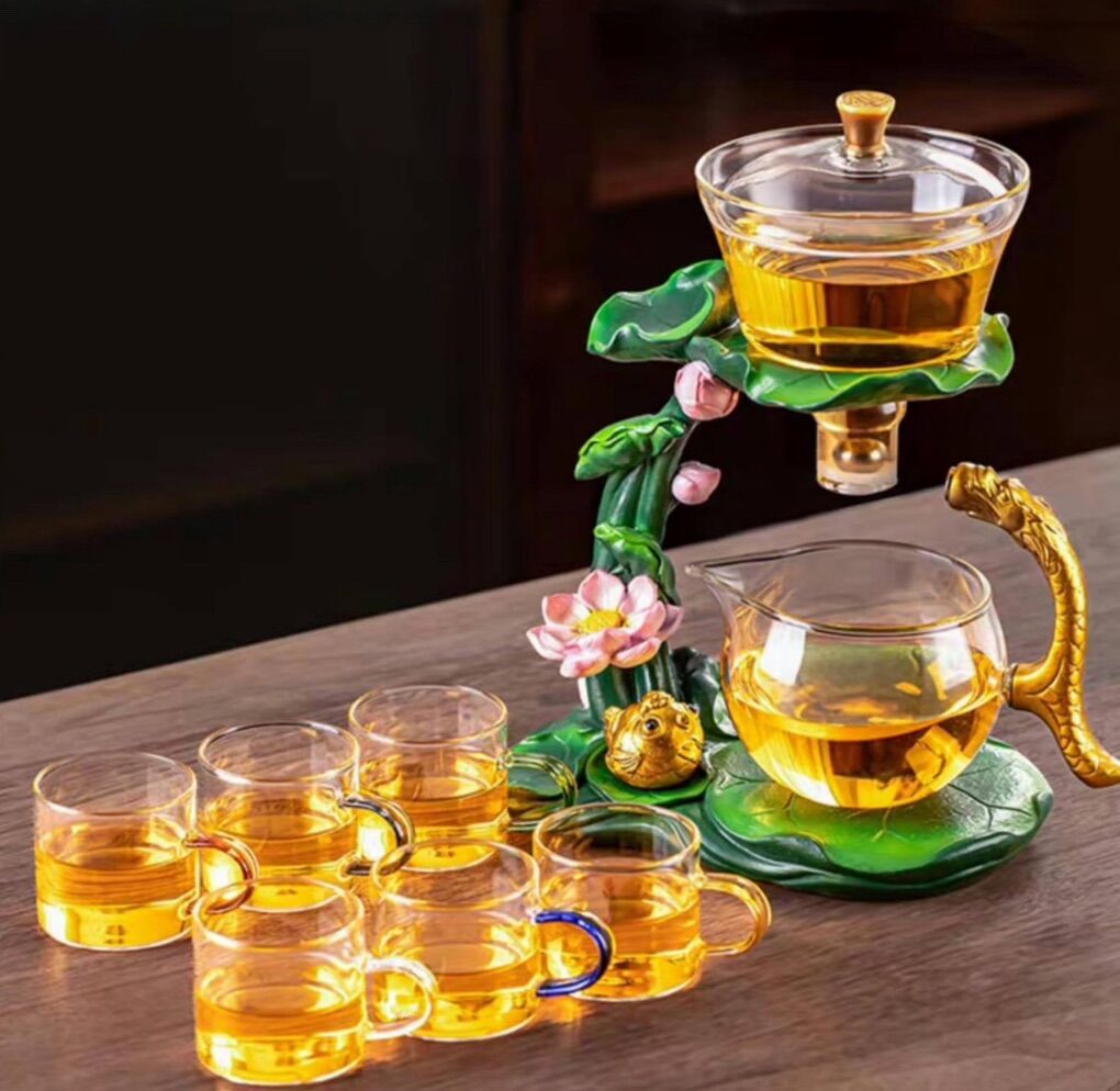 Glass Teapot With Infuser Set