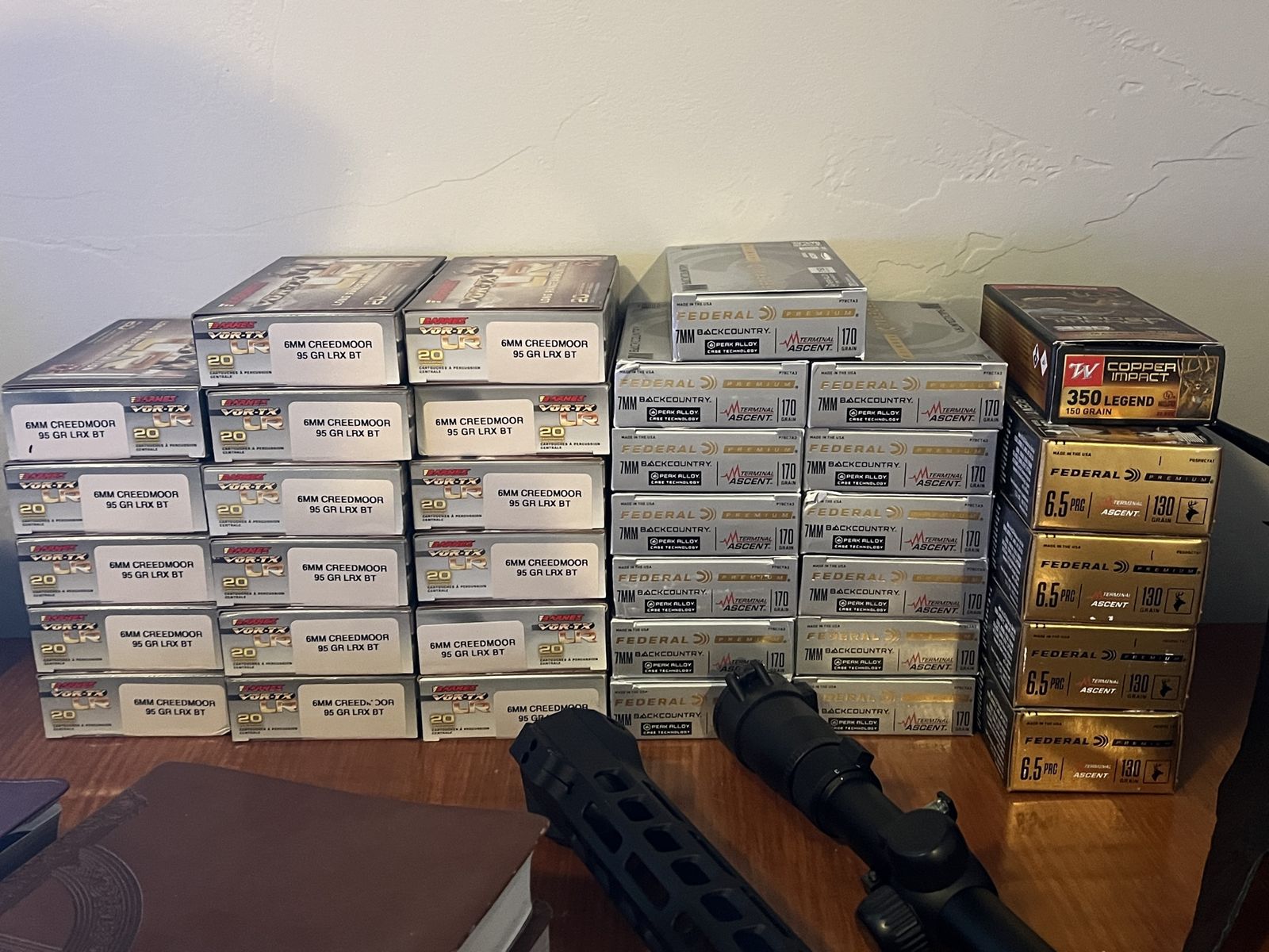 Factory Ammo 6.5 PRC 6MM CM and 7MM Backcountry