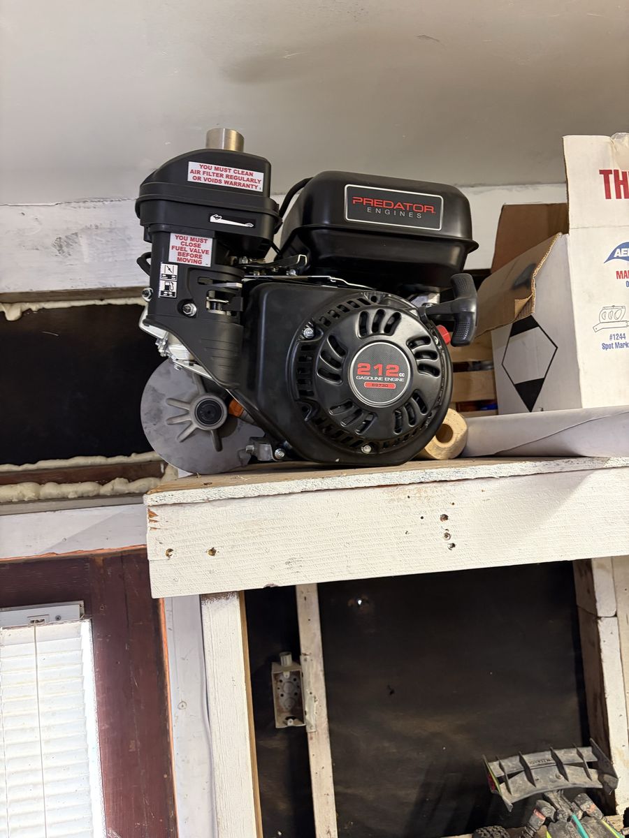 Predator 212cc OHV Gasoline Engine with Torque Converter & Custom Exhaust