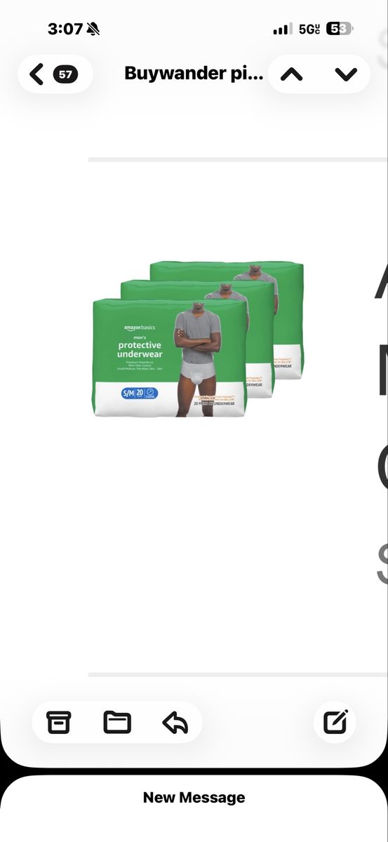 Amazon Basics Incontinence Underwear for Men, Maxi