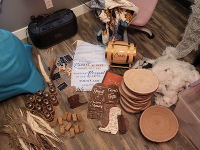 Western wedding/event decor