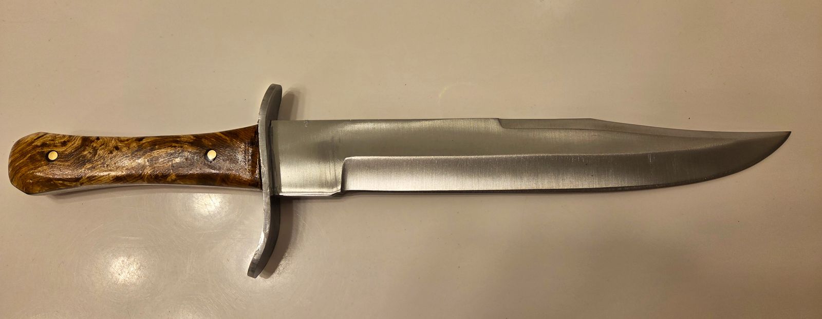 Sheffield-style Bowie knife with stainless steel blade